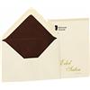 Rössler Papier 2031838004 - Noble Satin - Busta 20/C6 con fodera in seta, avorio