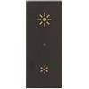 Vimar 30135.G Linea dimmer luci univ. stand alone, illuminabile, nero | Vimar 30135.G Dimmer universale Linea a taglio di fase e regolazione con pulsanti incorporati o da più punti con pulsanti NO