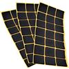 Adsamm® / 63 x antiscivolo autoadesivi/neri / 30x30 mm/quadrati/piedini adesivi antisdrucciolo in gomma espansa EPDM/cuscinetti protettivi per arredi Adsamm® Quality