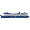 siku 1730, Nave da crociera Mein Schiff 1, 1:1400, Metallo e Plastica, Blu e Bianco, Non galleggiabile