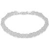 Tuscany Silver Bracciale da Donna in Argento Sterling con Catena Bizantina 100 da 20 cm/8.5