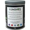 Solrac Luminos Cold LUM1150 - BLACK - Lasur Bio all'acqua protettiva per legno esterno riflettente IR - Nero 1L