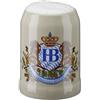 HB Hofbräuhaus München Boccale da Birra Tedesco Relief Monaco di Baviera Hofbräuhaus München HB 0,25 Litri King Werk Ki 1000061