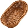 Torribaly Ovale cesta vimini cestino pane, cestino per alimenti portafrutta cestino per frutta, cesto di frutta intrecciato cestino da tavolo, portapane cesto porta,10,2cestini da lievitazione pane