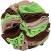 DONGKER Sniffing Ball per Cani,6/8 Giocattolo Palla da Snuffle per Cane Lavabile Giocattoli Puzzle per Animali Addestramento e Giochi Interattivi (7.9, verde marrone)