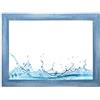 ByMoris Cornice portafoto 15 x 23 cm, colore blu chiaro con vetro acrilico infrangibile, tutte le misure