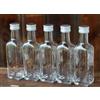Condecoro - 5 bottiglie di vetro Maraska da 100 ml, vuote con tappo per sbrinare, 0,1 l, per liquore, grappa, olio, 5 pezzi