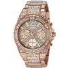 GUESS GW0037L3, orologio analogico da donna con quadrante in oro rosa, moderno, tono oro rosa, Moderno