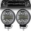 Dinfu fari led trattore faro da lavoro 4 126 W impermeabile Round Offroad Flood lumière per jeep, SUV, cacciatori