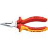 KNIPEX - Pinza universale con testa a punta, cromata isolata a norme VDE, Lunghezza complessiva: 145 mm, 145