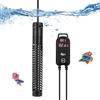 AQQA Riscaldatore per acquario, 300 W/500 W/800 W/1000 W/1200 W, per acquari con display digitale a LED e protezione da sovratemperatura, per acqua salata e dolce
