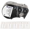 Brady Etichette in Tessuto in nylon per Stampante Etichette BMP51/BMP53/M511 - 240 Etichette Industriali Adesive - Nero su bianco (25,40 mm (L) x 12,70 mm (A) x 9,53 mm (∅)) - M5-120-499
