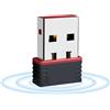 PCERCN Adattatore USB WiFi, 150Mbps Adattatore USB Scheda di Rete, Chiavetta WiFi per pc fisso, WiFi Ricevitore, Mini WiFi Stick Portatile per Windows 7/8/10/ XP/Vista/Linux/Mac OS X, CD Incluso