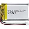 HXJNLDC 3.7V 650mAh AHB622540N01 Batteria al litio ricaricabile per Sennheiser Momentum 2.0 HD 4.40 HD 4.50 HD 450 Urbanite XL Auricolare da gioco senza fili Aerox 9 Aerox 5 mouse Sostituzione della batteria