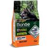 Monge BWild Natural SuperPremium Grain Free Formula All Breeds Puppy & Junior Crocchette Anatra Con Patate Per Cuccioli Formato 12 Kg