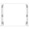 Electrolux Set di vetri per porte - 596 x 466 mm per forni, piani cottura e fornelli 140144772195