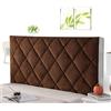 mlhk Copritesta Letto Matrimoniale Imbottito Copri Testiera Letto Singolo Cuscini per Testiera Letto Grandi Velluto all-Inclusive Coperchio Testata Letto,brown-100cm