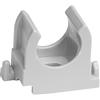 SOMA Clip per tubi in plastica, grigio, 16 mm, 50 pezzi, morsetto per tubo