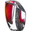 Kosta Boda Mirage - Vaso grande, colore: Grigio/Rosso