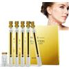 Pemarlis Kit di Sollevamento del Filo Proteico,Combinazione di Filo Proteico Solubile ed Essenza Nano Oro,Essenza per Intaglio della Linea del Viso,Riduzione delle Rughe Delle