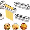 Assiduous Accessorio per pasta per robot da cucina Kenwood KVC/KVL, accessorio per sfoglia pasta 3 in 1, accessorio per pasta in acciaio inossidabile per Kenwood, con rullo per sfoglia, tavolo per spaghetti