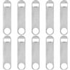 Zxglxinyao Apribottiglie in Acciaio Inox, 10 Pezzi, Piatto, per Birra, Barista, Cucina, Bar, Ristorante - Argento