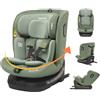 Jovikids i-Size Seggiolino Auto ISOFIX Girevole 360°Reclinabile - 40-150 cm dalla Nascita a Circa 12 anni - ECE R129/E4 ISOFIX, Top Tether - Verde