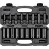 TEKTON Set di chiavi a bussola a percussione a 12 punte da 1/2 pollici, 17 pezzi (5/16-1-1/4) | SID92337