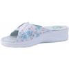 JOMIX Ciabatte Donna Estive Ortopediche Zeppa Comode con Strappo Regolabile Made in Italy Pantofole ergonomica Casa e Passeggio ITD1463 Rosa Blu 38