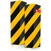 CRINSTON® Paraspigoli per Colonna Garage | 2 Unità 40 x 20 x 2 cm | Protezioni delle pareti del Garage - Protettore per Angoli Riflettente - Protezione Porte e Paraurti Auto, Evita urti e graffi.