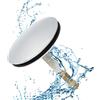 Vusddy Tappo di scarico impermeabile Accessorio per vasca da bagno,Tappo vasca da bagno 43 mm,Piletta universale in ottone,Lavabo,Cucina,Doccia,Superficie Cromata Antiruggine,Altezza Vite Regolabile 50-55 mm