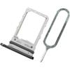 MMOBIEL Doppia Sostituzione del Supporto del Vassoio della Scheda SIM Compatibile con Samsung Galaxy Z Flip5 5G - incl. Guarnizione in Gomma e Sim Pin - Nero
