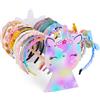 MHJY Porta Cerchietti Bambina Unicorno Headband Holder per Capelli Accessori Cameretta Legno Espositore Organizer Porta Passate per Capelli Donna