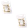 Uonlytech 40 Pz Accessori Chiave Punte Del Trapano Strumento Rotante Adattatore Per Punta Da Trapano Paralume Puzzle Accessori Per Trapano a Colonna Ruotare Pinza in Rame Mini
