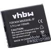 vhbw batteria compatibile con Saiet Scudotre smartphone cellulare (1100mAh, 3,7V, Li-Ion)