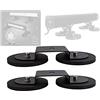 PICAA 2X Staffe di Montaggio con Base Magnetica per Barra Luminosa a LED per Lavoro a LED, Parabrezza Staffa di Montaggio Supporto a Ventosa Supporto da tetto per Fuoristrada (Staffa magnetica-B)