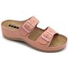 LEON 908 Sandali Zoccoli Sabot Pantofole Scarpe di Pelle, Donna, Rosa, EU 41