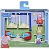 Peppa Pig Hasbro Peppa Pig - Il Parco Giochi di Peppa Pig, Playset per età prescolare, con 2 personaggi e 2 accessori, per bambini dai 3 anni in su