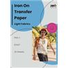 PPD A4 20 Fogli Di Carta Trasferibile Termoadesiva Per Inkjet - T-Shirt E Tessuti Chiari - PPD-1-20