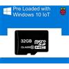 sb components scheda Micro SD precaricato con Windows 10 IOT Core for Lampone Pi 2-32 GB