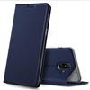 Verco Galaxy A6 Plus Cover, Custodia a Libro Pelle PU per Samsung Galaxy A6+ Case Booklet Protettiva [magnetica integrata], Azzurro