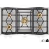 Gaggenau Piano cottura a gas VG491115F finitura acciaio da 90 cm