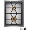 Gaggenau Piano cottura a gas VG425115F finitura acciaio da 38 cm
