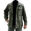 Hifacons John Rambo - Giacca cargo in cotone | M65 Field Jacket Military US Army Coat Jacket (regolare, grande e alto e corto), M65 Field - Cotone Verde, L