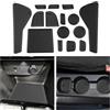 CDEFG Compatibile con Opel Corsa F 2020-2023 2024 2025, Tappetino Antiscivolo Antipolvere Antigraffio Tappetini in Gomma Portabicchieri per Interni Auto Corsa F Freno manuale Accessori (Nero)