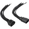 Konuooer Fari Auto Cablaggio Lampada Anteriore Connettore,1J0973735,Connettore per Faro e Presa Fascio, 10 pin, 1 Maschio e 1 Femmina 1J0973835