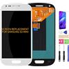 SRJTEK Per Samsung Galaxy S3 MiNi Display LCD di ricambio per S3MINI I8190 8190N GT-I8190L G730A Touch Screen Sensor Kit di montaggio (bianco senza cornice)