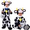 Spooktacular Creations Adorabile costume da mucca Deluxe Set per bambini Halloween Farm Dress Up Party, giochi di ruolo e Cosplay