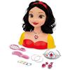 Grandi Giochi - Princess Styling Head Biancaneve, Testa da Acconciare con Accessori Inclusi, GG02998