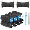 Jorest [5/10 Pezzi] Rulli Ricambi, 2 Forme e 3 Tipi di Rugosità, Pomice Piedi Rullo Ricarche per Pedicure Elettrico, Ricambio Testine, Rimuovi Calli, Esfoliante, Compatibile con Scholl Velvet Smooth
